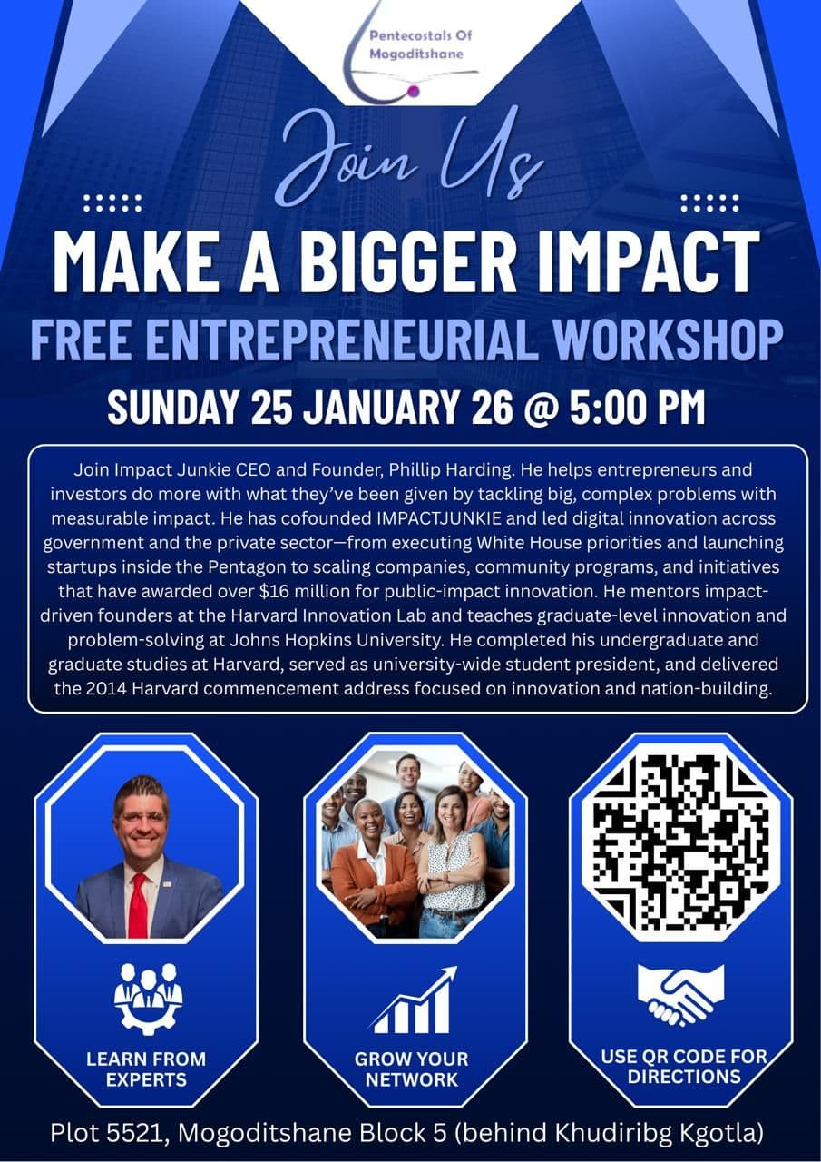 Make a Bigger Impact — Free Entrepreneurial Workshop